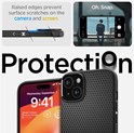 Spigen Liquid Air, zaštitna maska za telefon, mat crna - iPhone 15 (ACS06790)