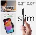 Spigen Liquid Air, zaštitna maska za telefon, mat crna - iPhone 15 (ACS06790)