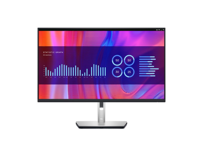 Dell 32" P3223DE QHD (2560×1440) IPS, Pivot, 60Hz,16:9, 5ms, 350cd/m2, 1000:1, HDMI/2×DP, RJ45, 4×USB-A/1×USB-C, zvučnici, crni
