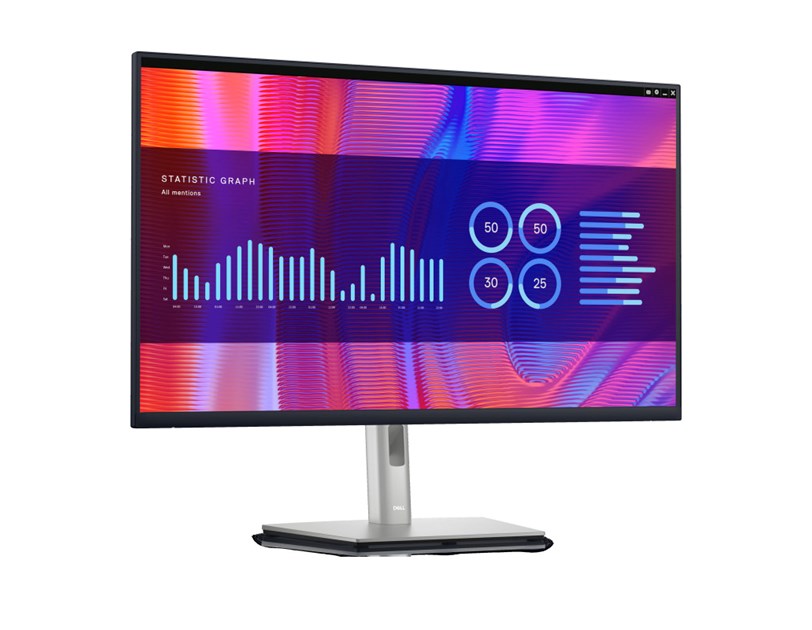 Dell 32" P3223DE QHD (2560×1440) IPS, Pivot, 60Hz,16:9, 5ms, 350cd/m2, 1000:1, HDMI/2×DP, RJ45, 4×USB-A/1×USB-C, zvučnici, crni