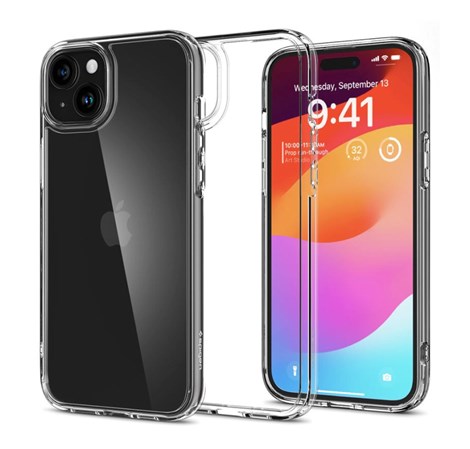 Spigen Ultra Hybrid, zaštitna maska za telefon, prozirna - iPhone 15 (ACS06793)