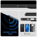 Spigen Liquid Air, zaštitna maska za telefon, mat crna - iPhone 14 Pro Max