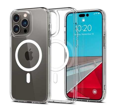 Spigen Ultra Hybrid MagSafe, zaštitna maska za telefon, bijela - iPhone 14 Pro Max