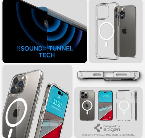 Spigen Ultra Hybrid MagSafe, zaštitna maska za telefon, bijela - iPhone 14 Pro Max