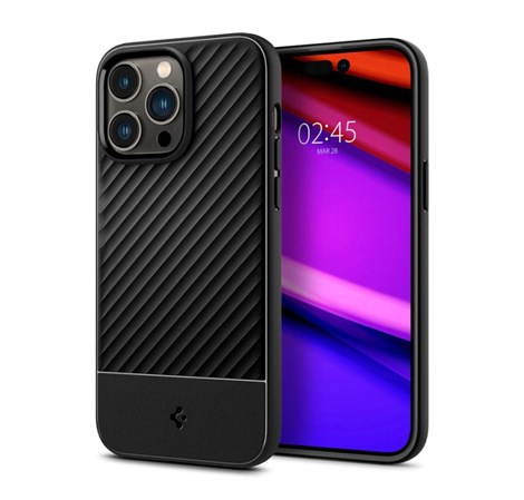Spigen Core Armor, zaštitna maska za telefon, mat crna - iPhone 14 Pro (ACS04661)