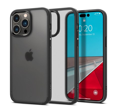 Spigen Ultra Hybrid, zaštitna maska za telefon, crna - iPhone 14 Pro