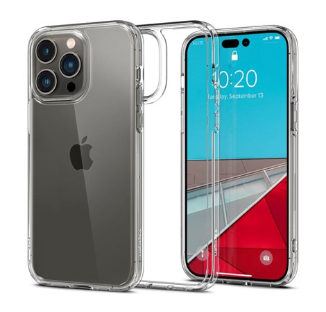 Spigen Ultra Hybrid, zaštitna maska za telefon, kristalna - iPhone 14 Pro