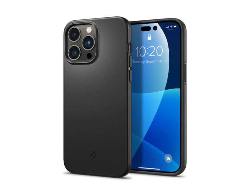 Spigen Thin Fit, zaštitna maska za telefon, crna - iPhone 14 Pro