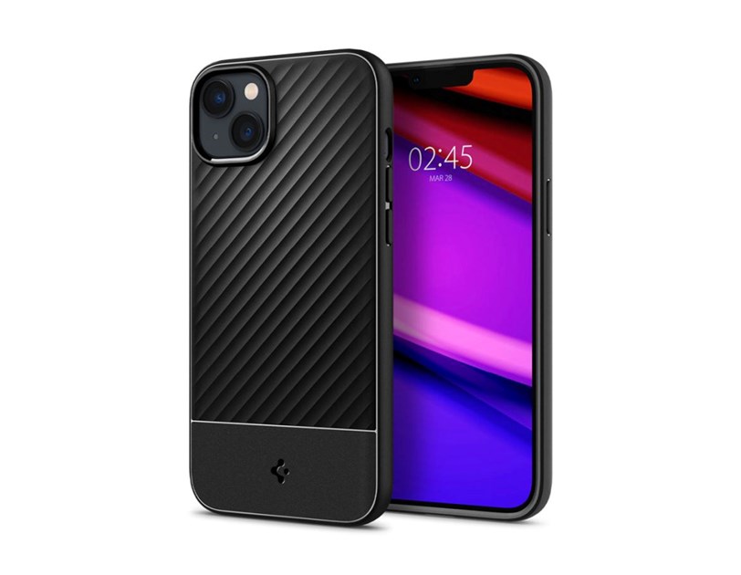 Spigen Core Armor, zaštitna maska za telefon, mat crna - iPhone 14 Plus (ACS04648)