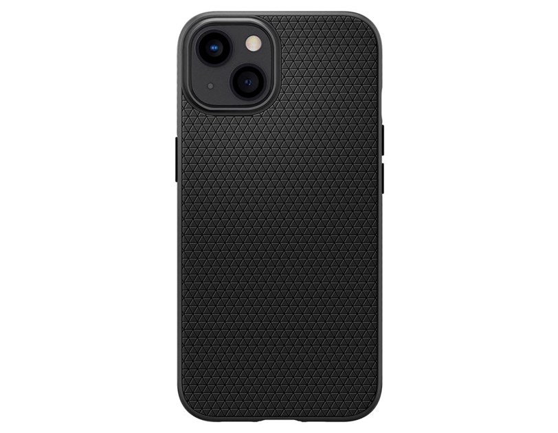 Spigen Liquid Air, zaštitna maska za telefon, mat crna - iPhone 13