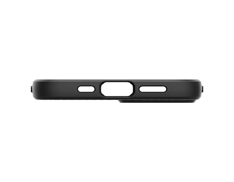 Spigen Liquid Air, zaštitna maska za telefon, mat crna - iPhone 13