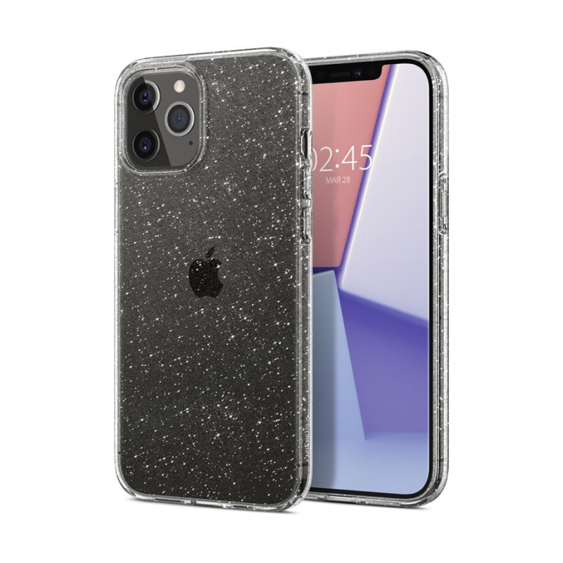 Spigen Liquid Crystal Glitter, zaštitna maska za telefon, prozirna clear-iPhone...
