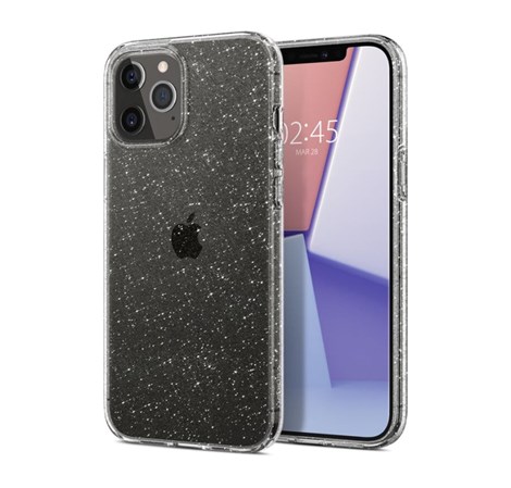 Spigen Liquid Crystal Glitter, zaštitna maska za telefon, prozirna clear-iPhone 12/Pro