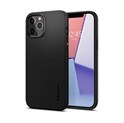 Spigen Thin Fit, zaštitna maska za telefon, crna - iPhone 12/Pro