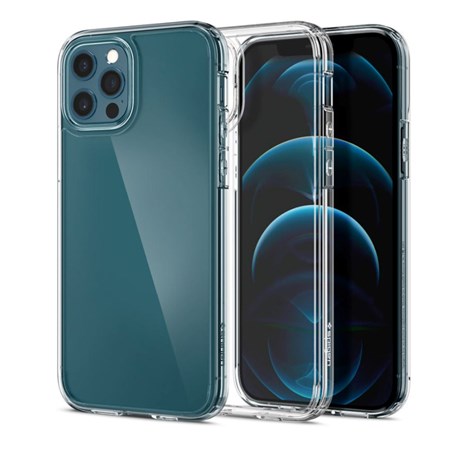 Spigen Ultra Hybrid, zaštitna maska za telefon, prozirna - iPhone 12/Pro