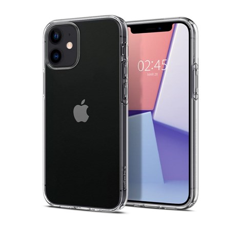 Spigen Liquid Crystal, zaštitna maska za telefon, prozirna - iPhone 12 mini