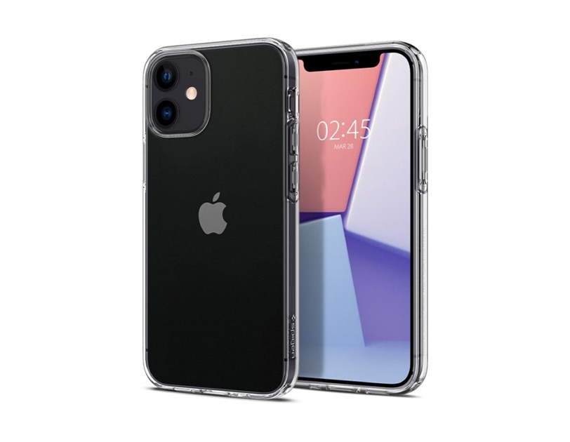 Spigen Liquid Crystal, zaštitna maska za telefon, prozirna - iPhone 12 mini