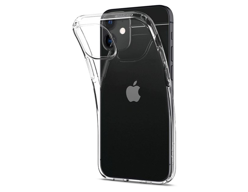 Spigen Liquid Crystal, zaštitna maska za telefon, prozirna - iPhone 12 mini