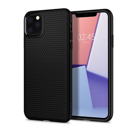 Spigen Liquid Air, zaštitna maska za telefon, crna - iPhone 11 Pro