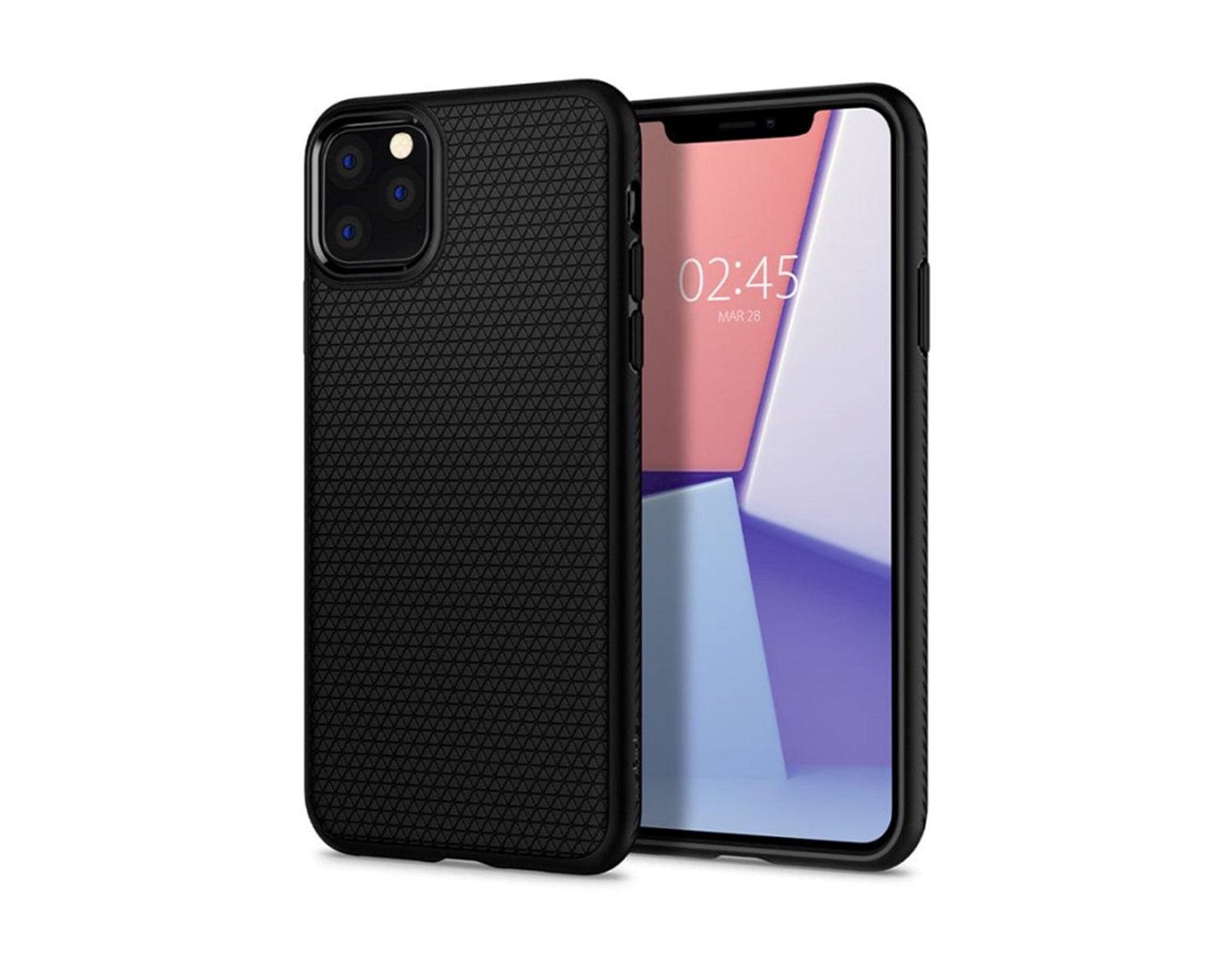 Spigen Liquid Air, zaštitna maska za telefon, crna - iPhone 11 Pro