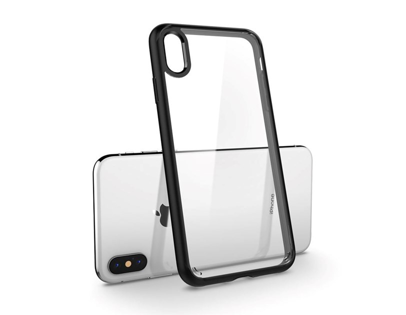 Spigen Ultra Hybrid, zaštitna maska za telefon, mat crna - iPhone XS/X