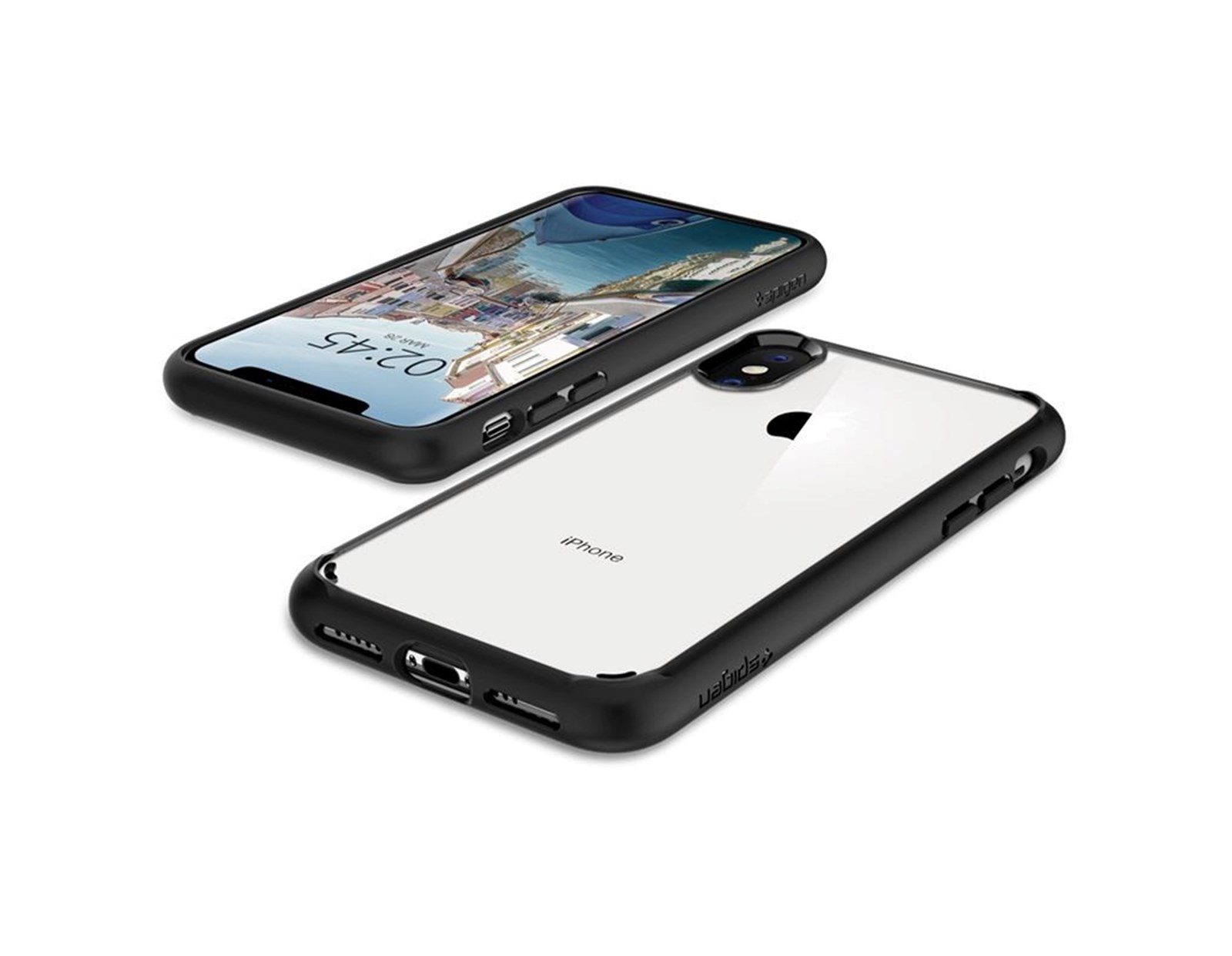 Spigen Ultra Hybrid, zaštitna maska za telefon, mat crna - iPhone XS/X