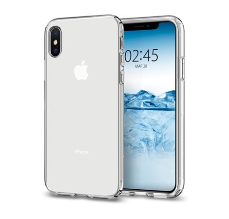 Spigen Liquid Crystal, zaštitna maska za telefon, prozirna - iPhone XS/X