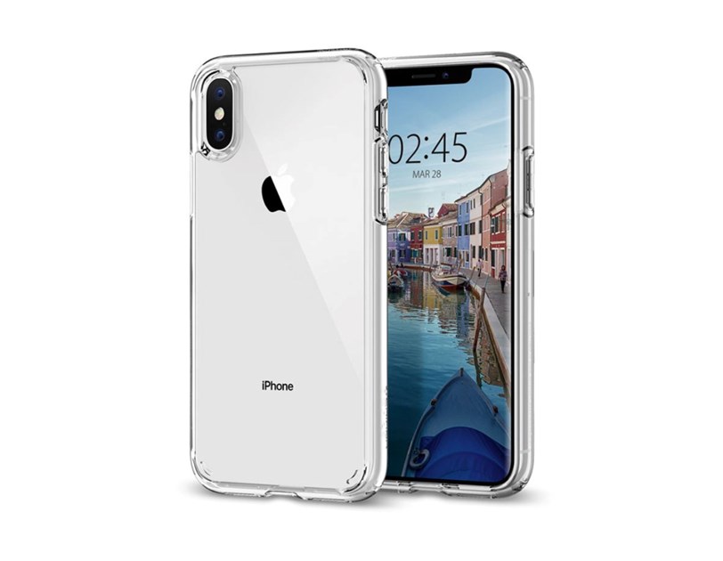 Spigen Ultra Hybrid, zaštitna maska za telefon, kristalno prozirna - iPhone XS/X