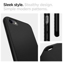 Spigen Liquid Air, zaštitna maska za telefon, crna - iPhone SE (2022/2020)/8/7 (042CS20511)