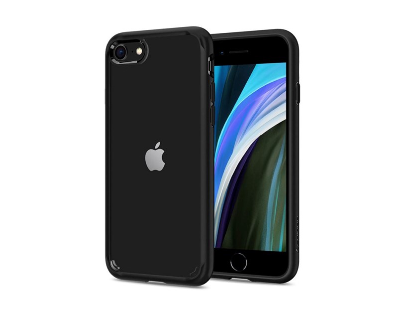 Spigen Ultra Hybrid 2, zaštitna maska za telefon, crna - iPhone SE (2022/2020)/8/7