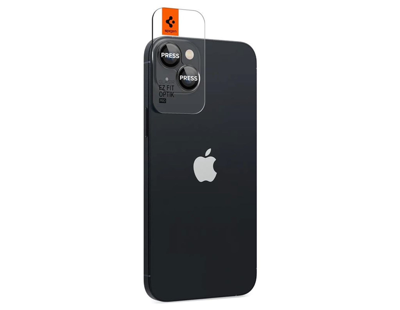 Spigen Glass EZ Fit Optik Pro, zaštitno staklo za kameru telefona, 2 kom, crno - iPhone 14/iPhone 14 Plus (AGL05213)