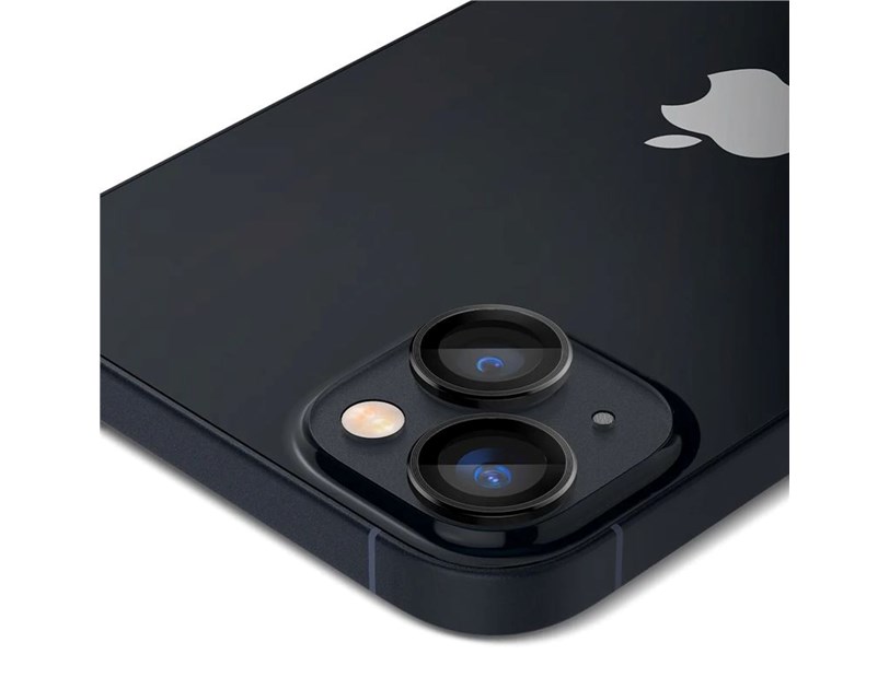 Spigen Glass EZ Fit Optik Pro, zaštitno staklo za kameru telefona, 2 kom, crno - iPhone 14/iPhone 14 Plus (AGL05213)