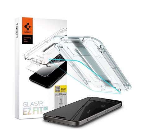 Spigen Glass tR EZ Fit HD, transparency, zaštitno staklo za telefon - iPhone 15 Pro Max (AGL06878)