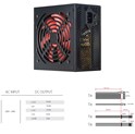 Xilence 400W RedWing R7 Edition, ATX 2.3.1, pasivan PFC, 3×SATA, 20+4-pina, 120mm ventilator, crno