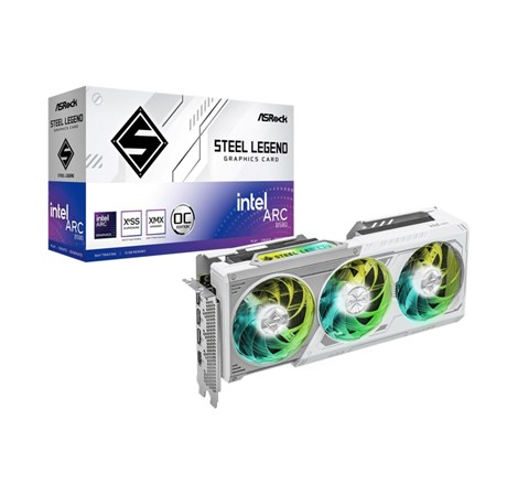 ASRock Intel Arc B580 Steel Legend OC 12GB GDDR6/192bit, PCIe 4.0, 1×HDMI/3×DP