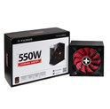 Xilence 550W Gaming, ATX 2.4 80+ BRONZE, aktivan PFC, 2×PCIe, 6×SATA, 20+4-pina, 120mm ventilator, crno