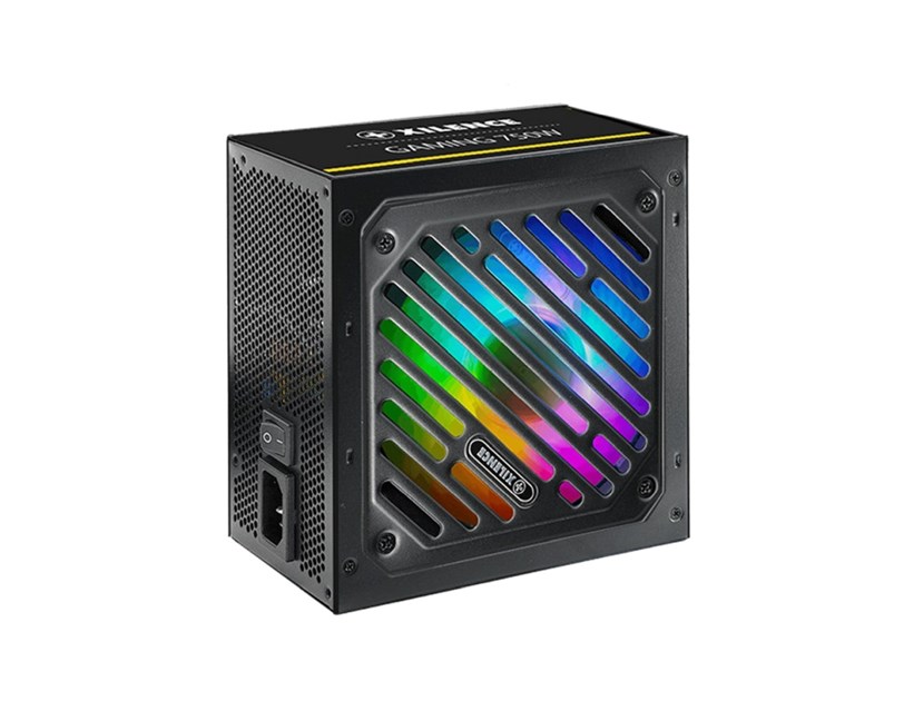 Xilence 750W Gaming, ATX 2.52v 80+ GOLD, aktivan PFC, 3×PCIe, 6×SATA, 20+4 pina, 120mm ARGB ventilator, crno