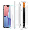 Spigen Glass tR EZ Fit 2 Pack, transparency - iPhone 16/15 Plus