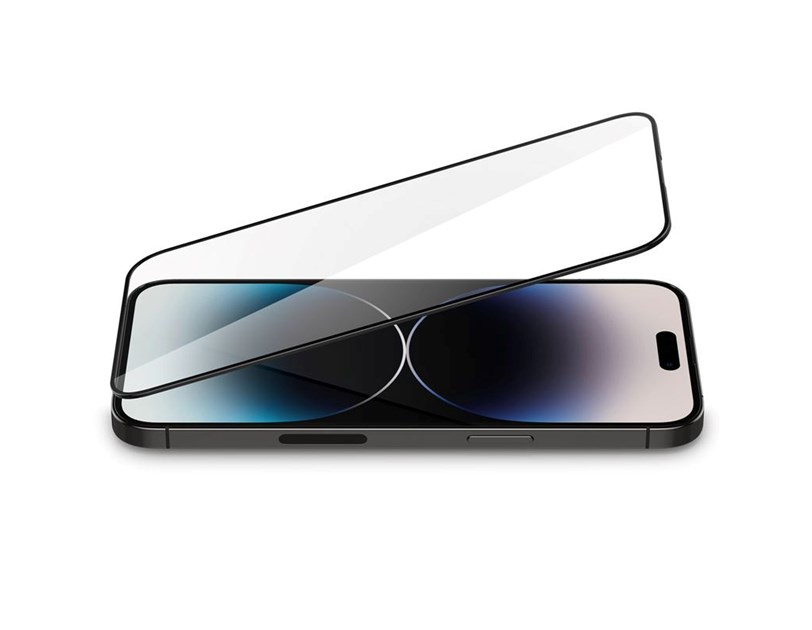 Spigen tR Slim HD, zaštitno staklo za ekran telefona, crno - iPhone 14 Pro
