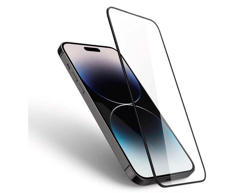 Spigen tR Slim HD, zaštitno staklo za ekran telefona, crno - iPhone 14 Pro
