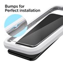 Spigen Align Glas.tR, zaštitno staklo za ekran telefona, 2 kom + okvir za instalaciju - iPhone 11/XR (AGL00101)