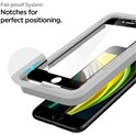 Spigen AlignMaster FC, zaštitno staklo za ekran telefona + okvir za instalaciju - iPhone SE (2022/2020)/8/7 (AGL01294)