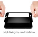 Spigen Glass zaštitno staklo za ekran telefona, 2 kom, crno - iPhone SE (2022/2020)/8/7