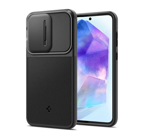 Spigen Optik Armor, crni - Samsung Galaxy A55 (ACS07535)