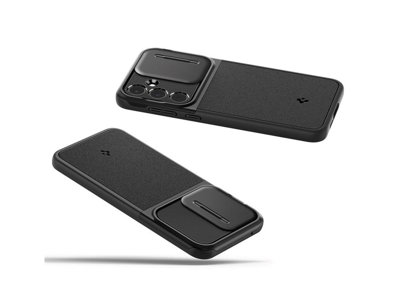 Spigen Optik Armor, crni - Samsung Galaxy A55 (ACS07535)
