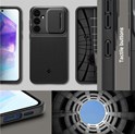 Spigen Optik Armor, crni - Samsung Galaxy A55 (ACS07535)