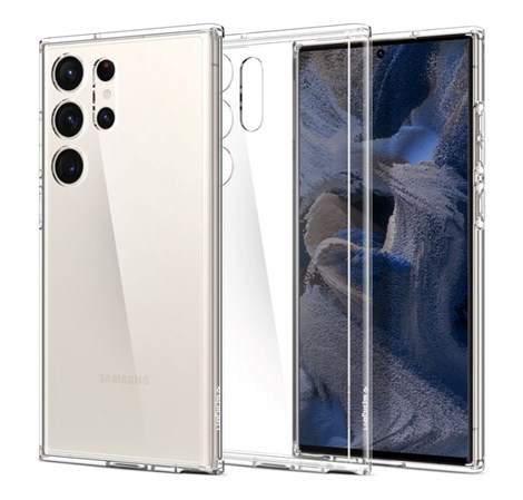 Spigen Ultra Hybrid, zaštitna maska za telefon, prozirna - Samsung Galaxy S23 Ultra