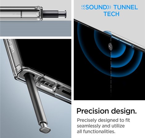 Spigen Ultra Hybrid, zaštitna maska za telefon, prozirna - Samsung Galaxy S23 Ultra