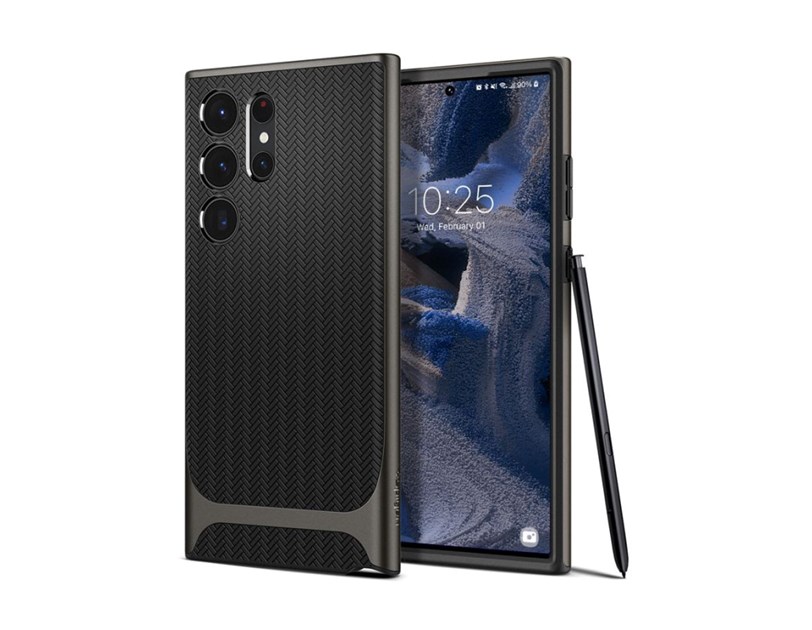 Spigen Neo Hybrid, zaštitna maska za telefon, gunmetal - Samsung Galaxy S23 Ultra (ACS05627)