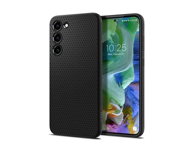 Spigen Liquid Air, zaštitna maska za telefon, crna - Samsung Galaxy S23+